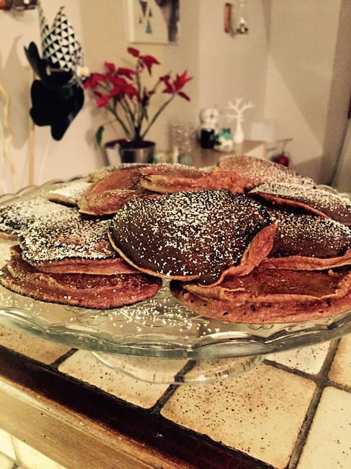 Les pancakes du dimanche matin, c'est une tradition chez nous !