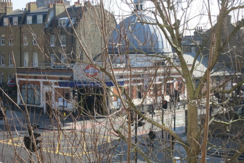 Literally that close to the Kennington Tube Station on the fantastic Northern Line.