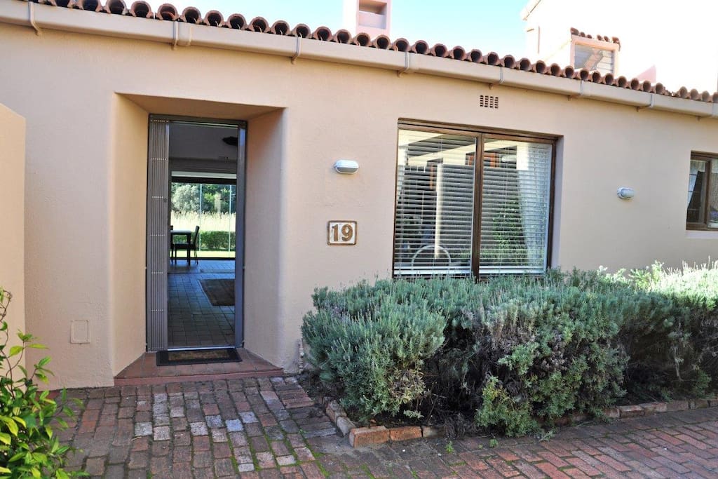Entrance to villa