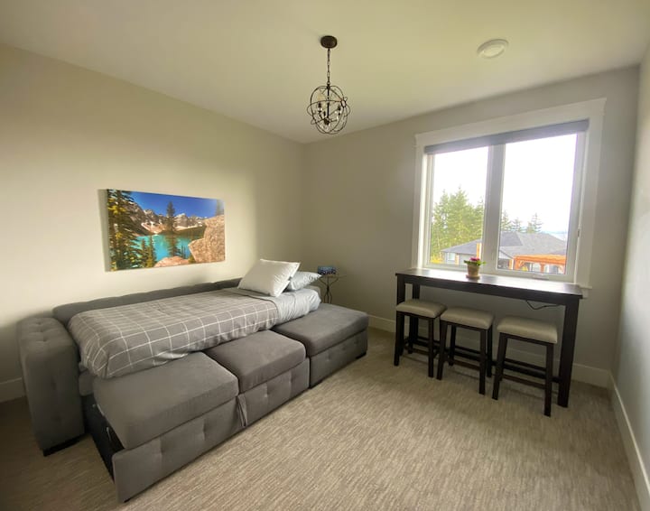 带沙发床的电视房