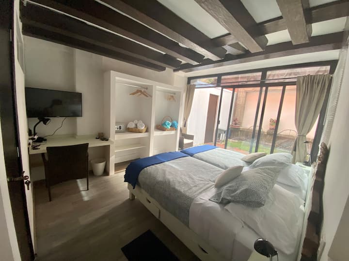 ห้องนอนเข้าถึงสวนได้ 