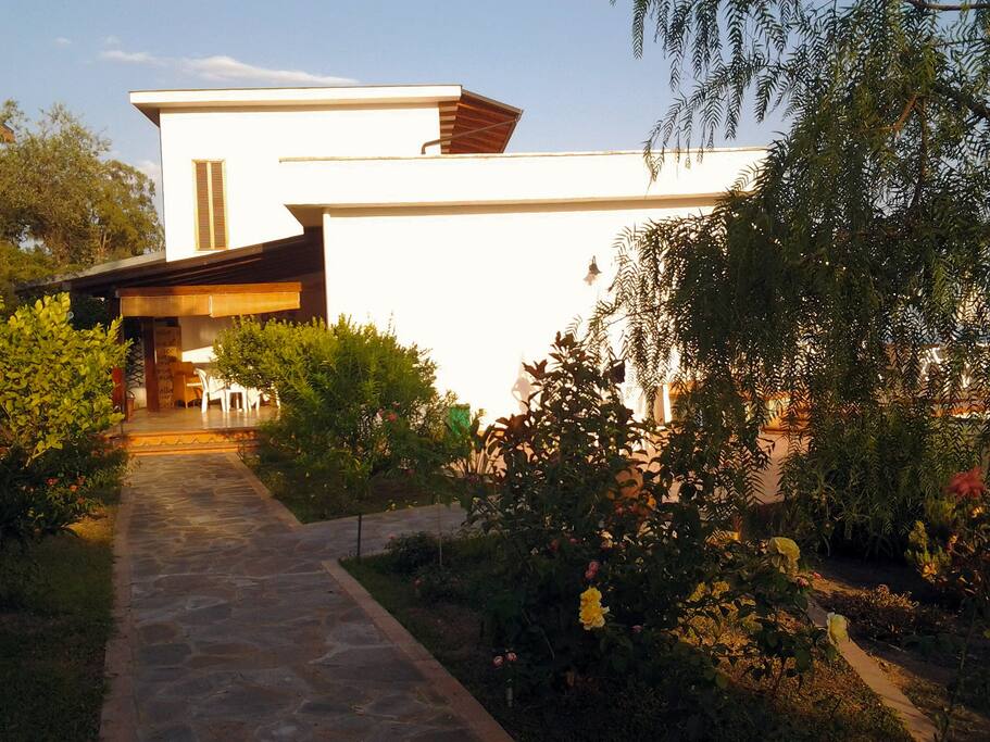 Entrata della villa.