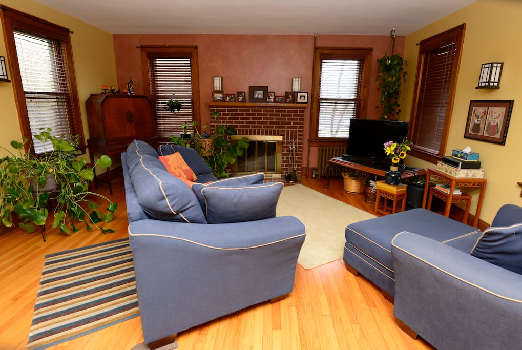 Shared living room with TV