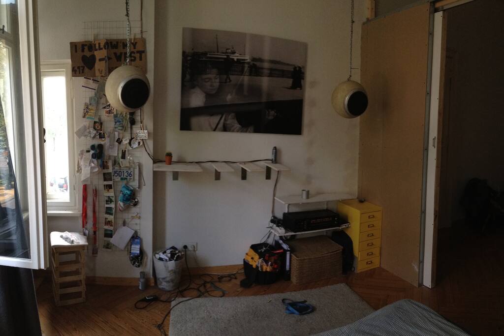 the view from the bed