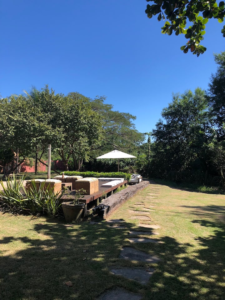Beautiful beach house in the Jacarenema reserve