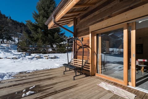 Charming chalet pied slopes 20p sauna bain Nordique
