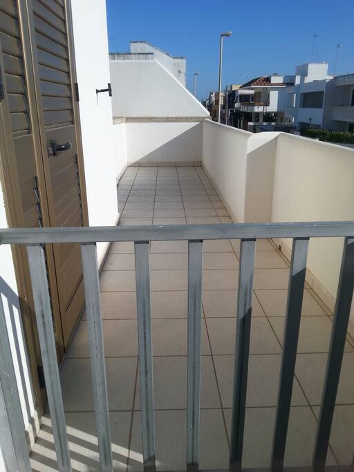 Il balcone d'ingresso