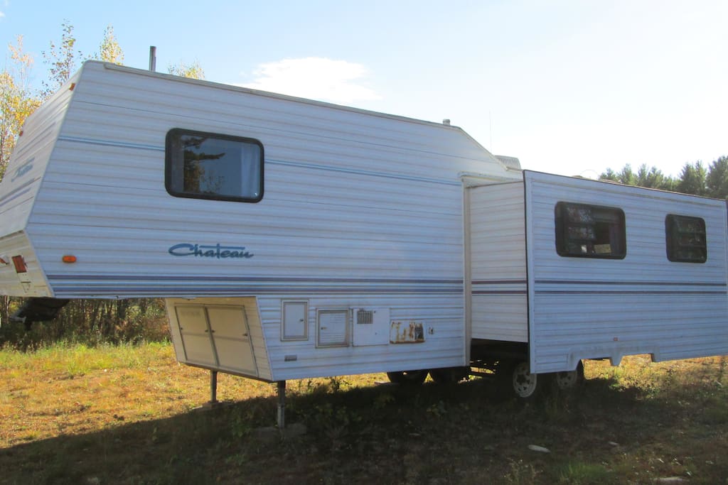 The chateau is private and comfortable.