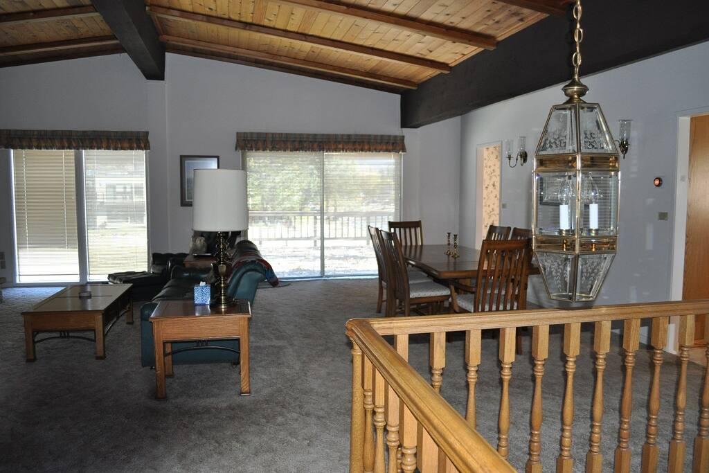 Come up the stairs and it's your home away from home.