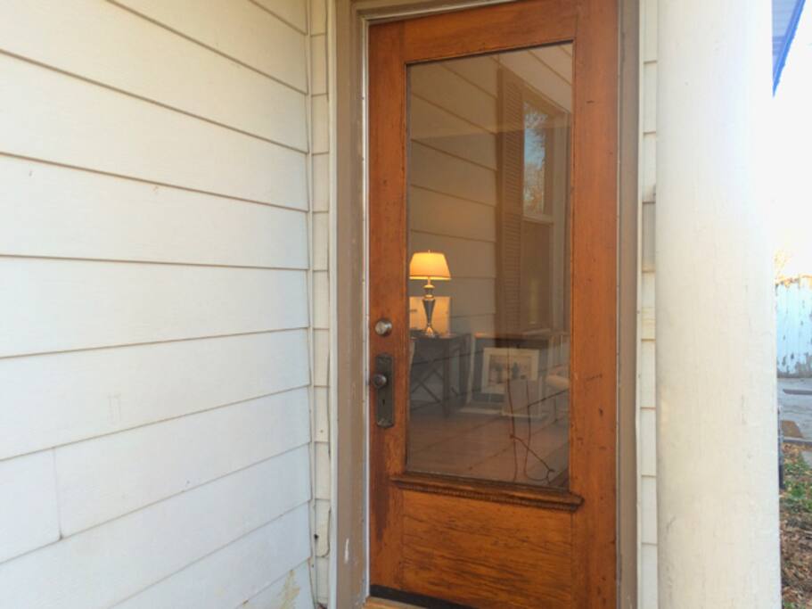 Unit B, front entry