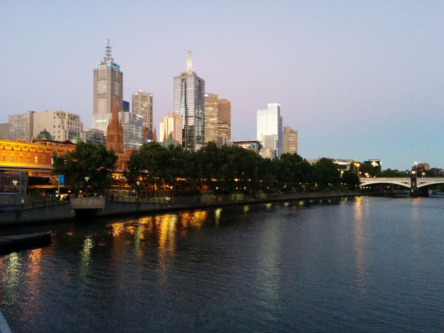 Beautiful Melbourne - right in the CBD.