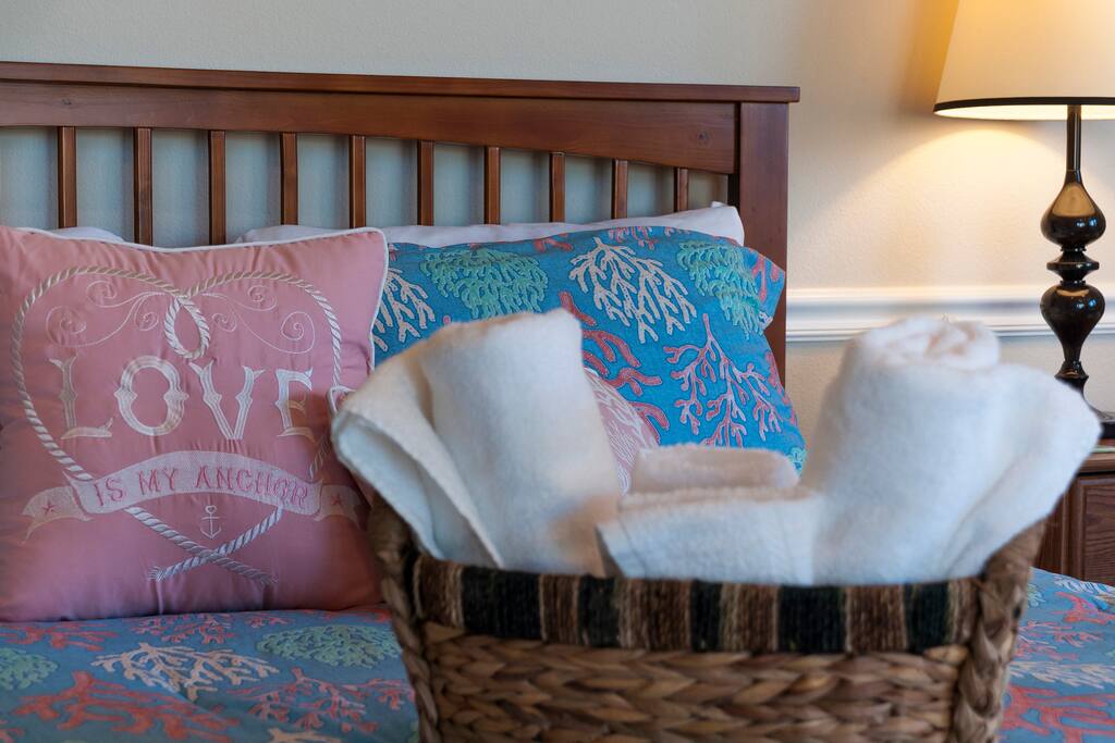 Towels provided