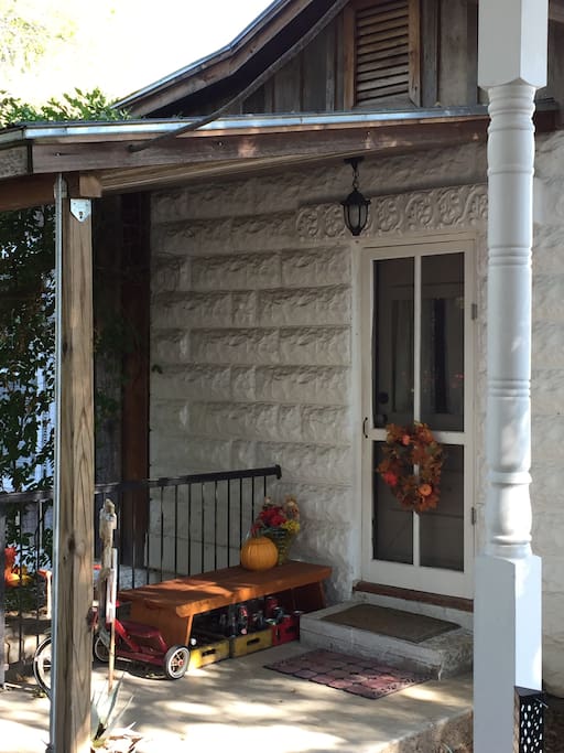 Front door.