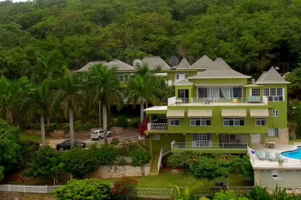 The villa is located in beautiful Jamaica, minutes away from Montego Bay and all the attractions on the north coast.