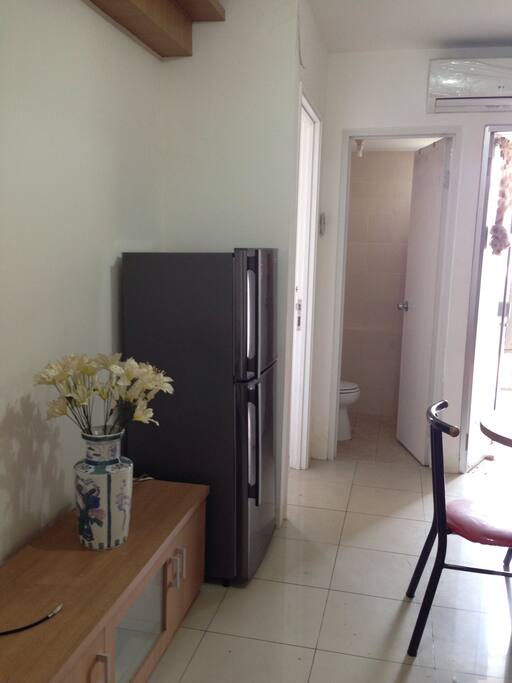 from entry way