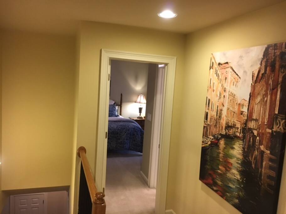 Hall to bedroom