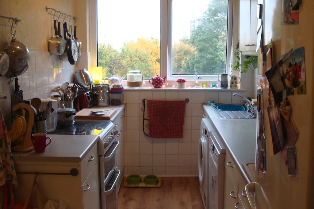 Kitchen with all the usual necessities