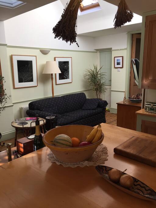 Kitchen and Living Room