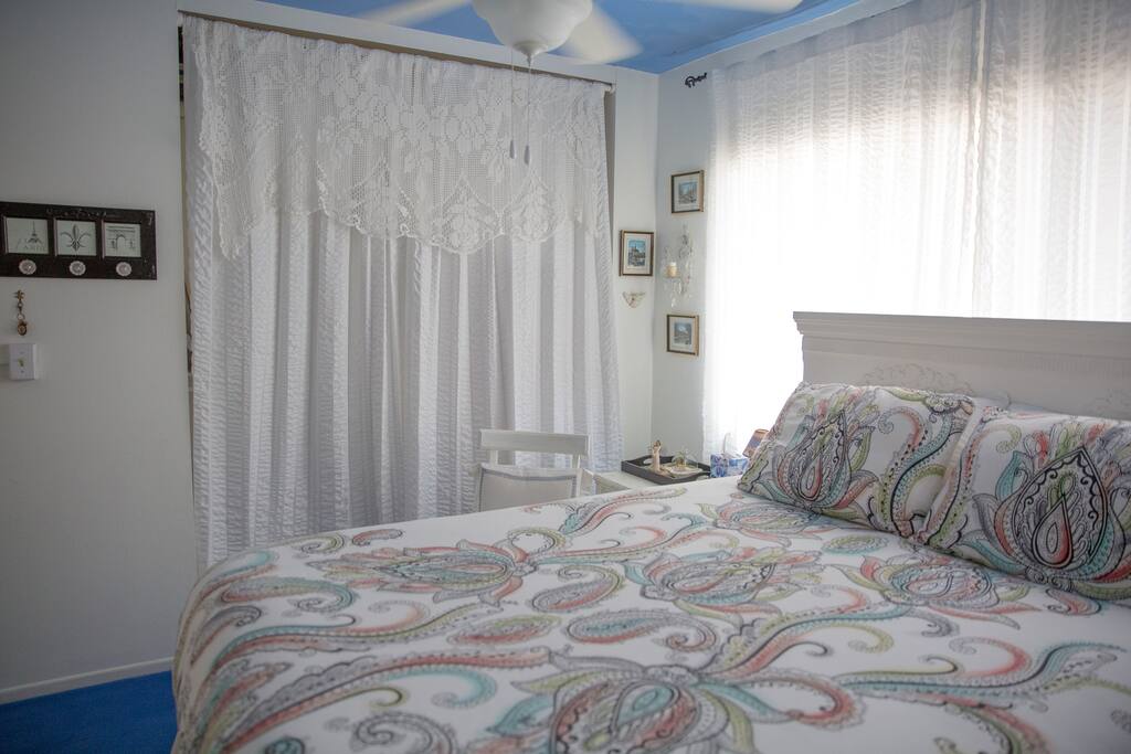 This is the quietest, most serene room in the house.