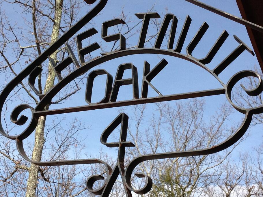 sign on front porch
