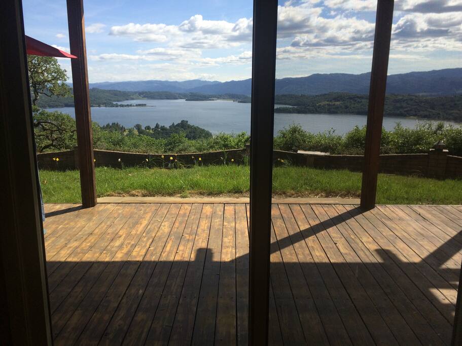 View from living room,