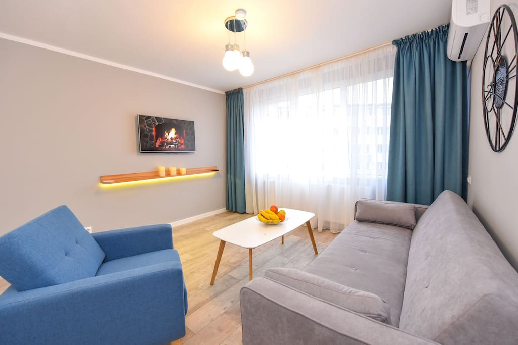 Primo Apartment - Cismigiu Gardens - Living room