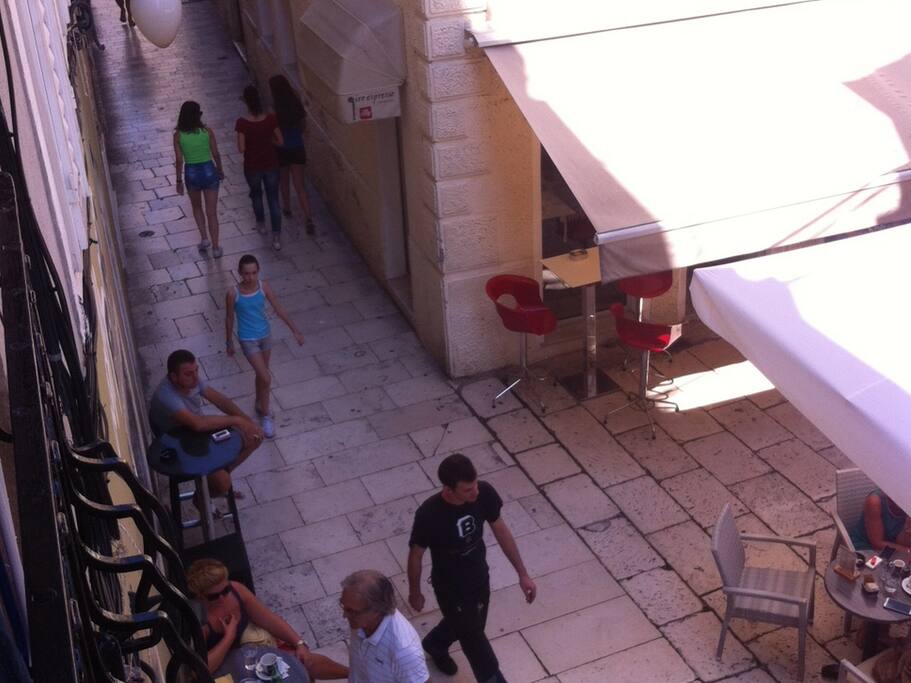 View from balcony