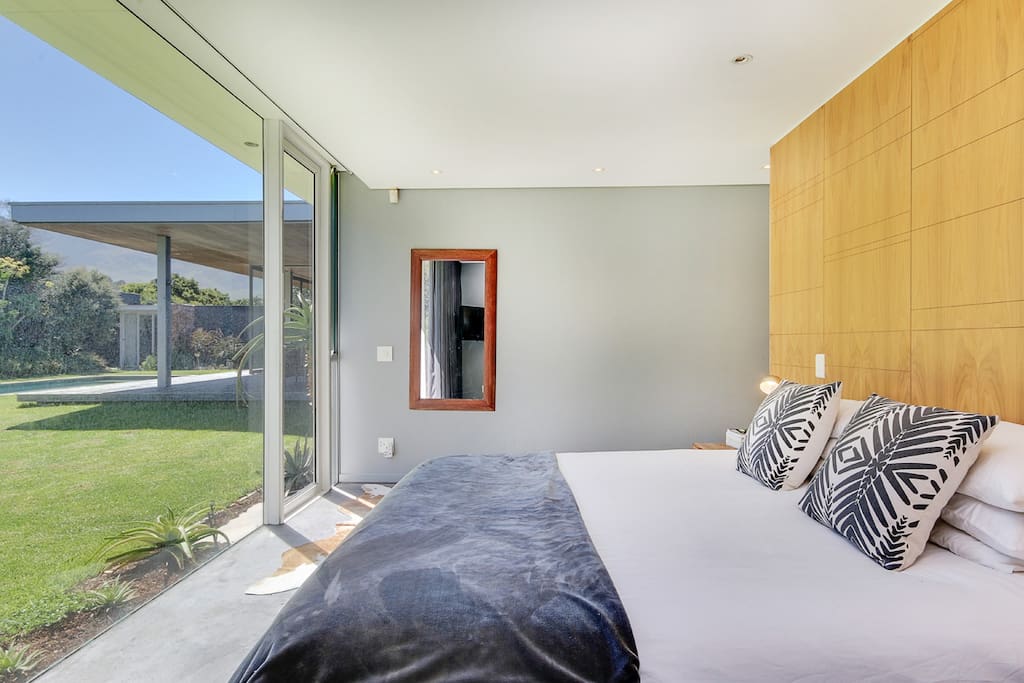 main bedroom with access to garden
