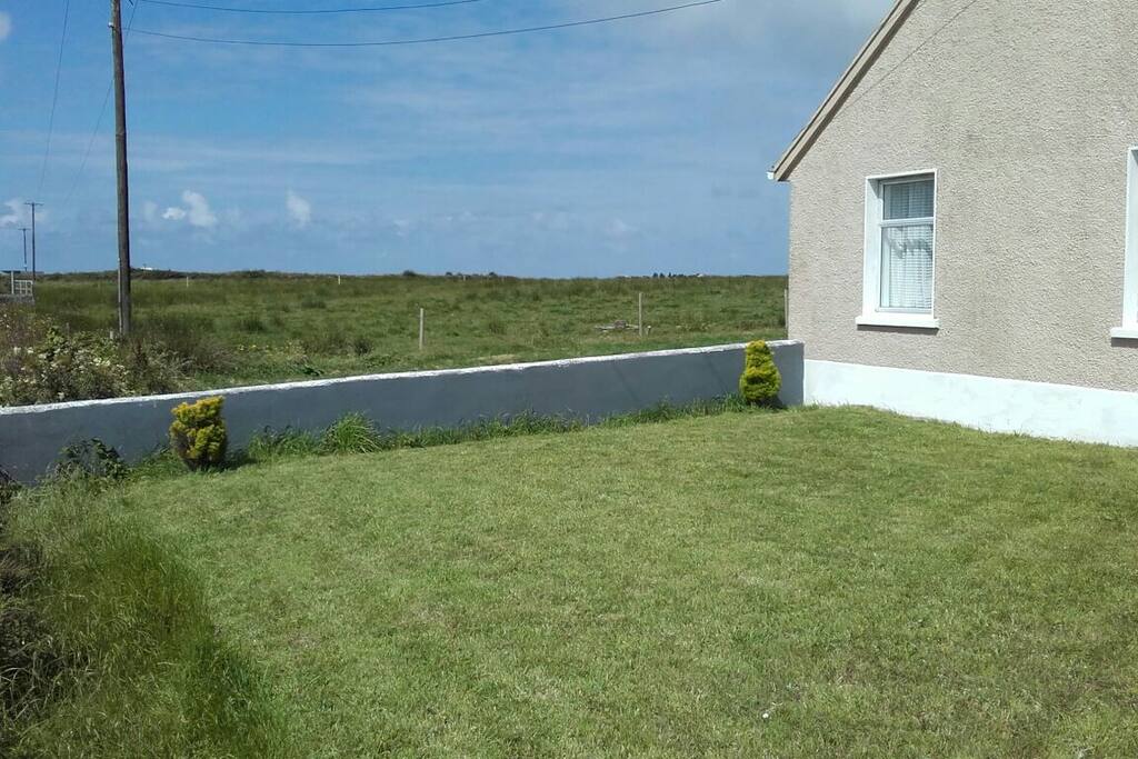 front of cottage