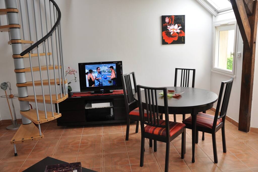 vue du coin télé