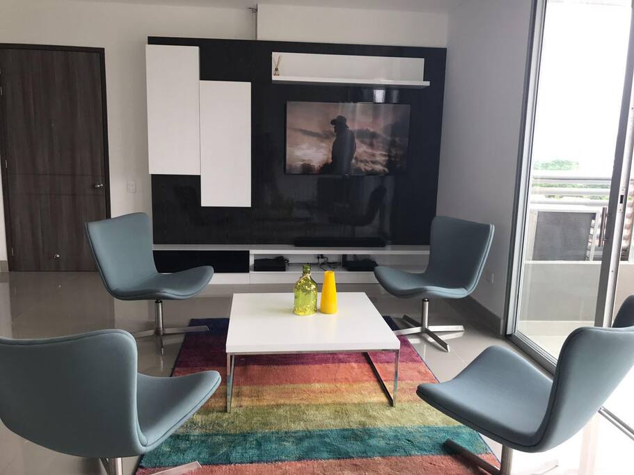 Sala, TV & Sonido BOSE, Netflix, WiFi.