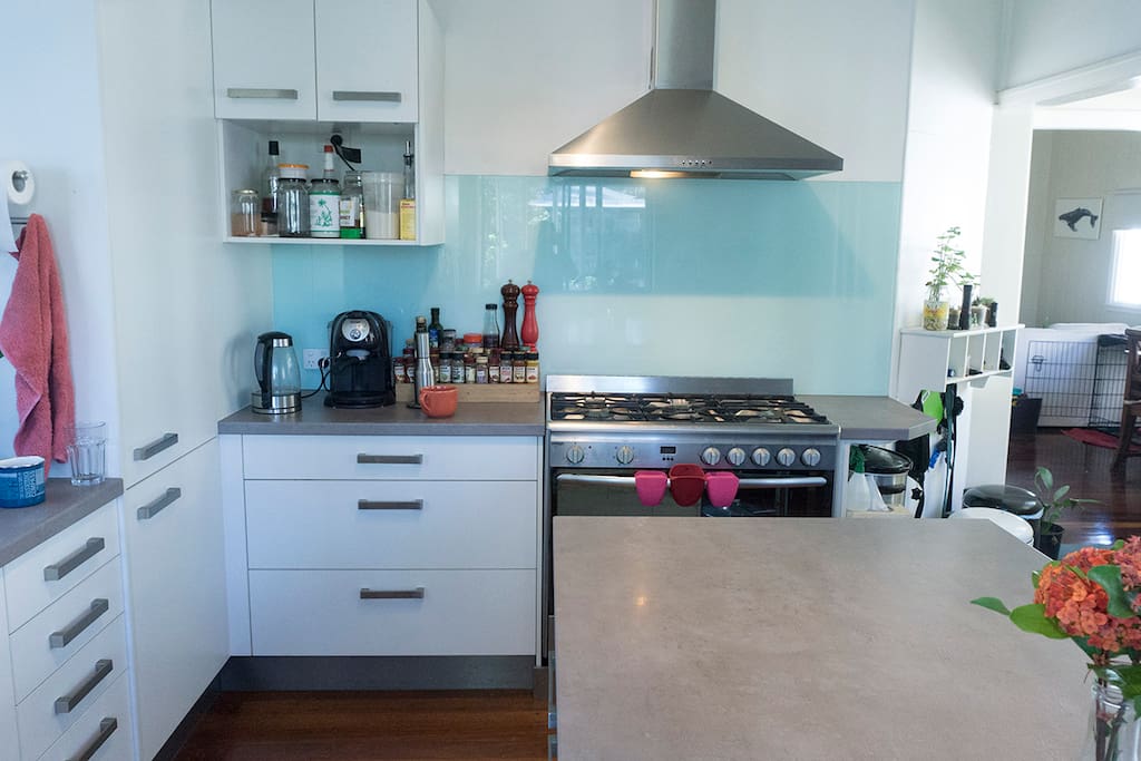 The gas stove will help you cooking faster.