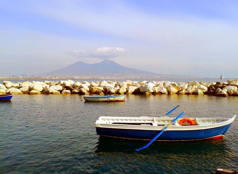 Vesuvius sea view