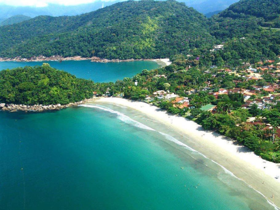 Acesso a pé para 3 praias - Lázaro, Domingas Dias e Sununga