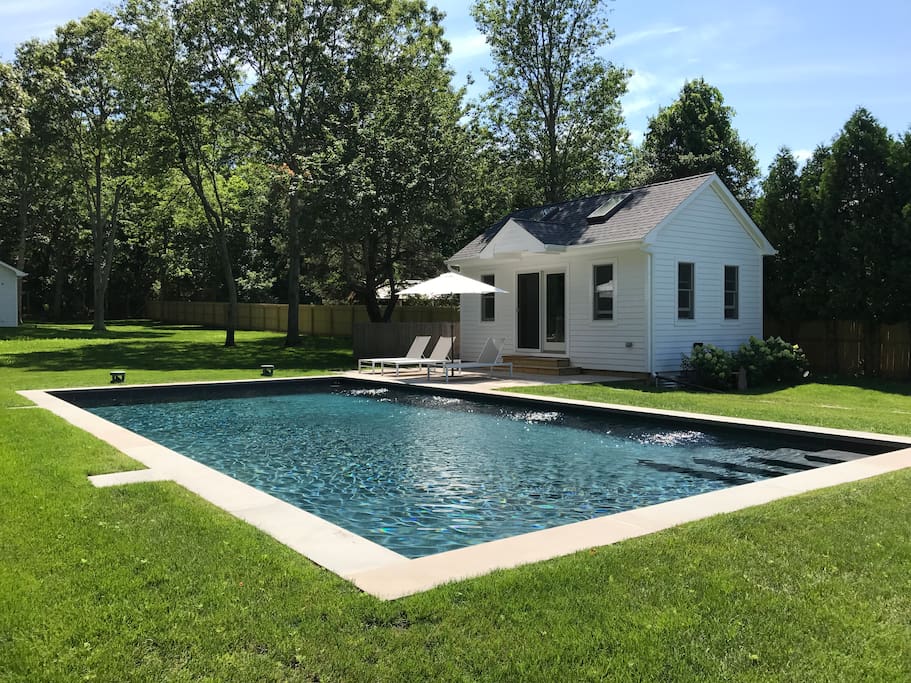 Pool and cottage