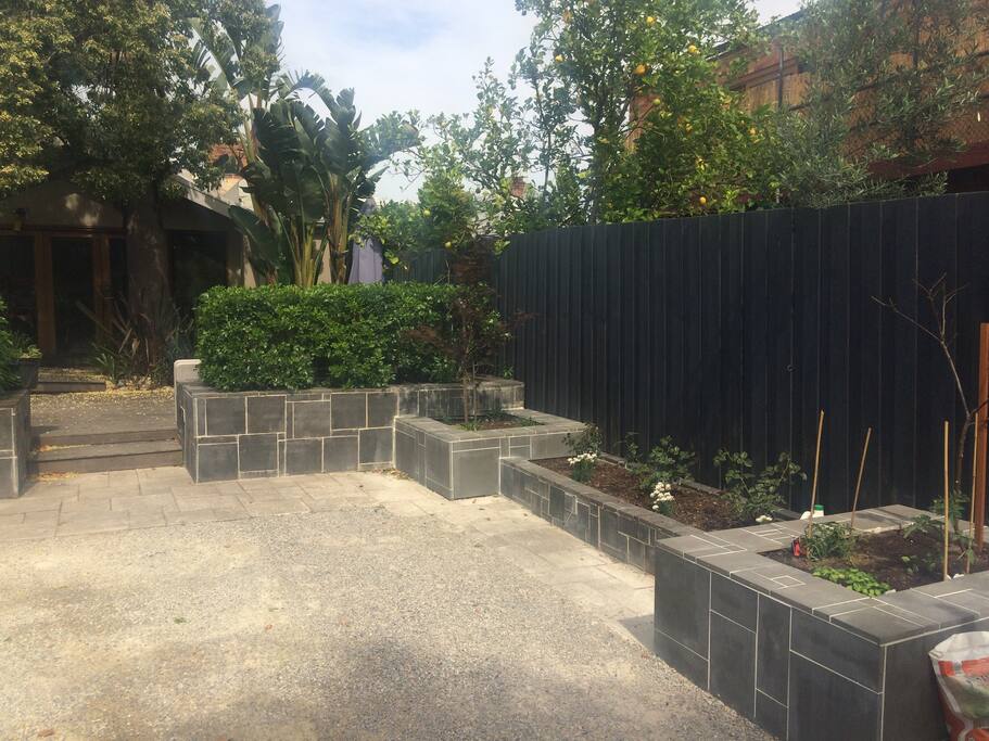 Outdoor area, onsite parking available