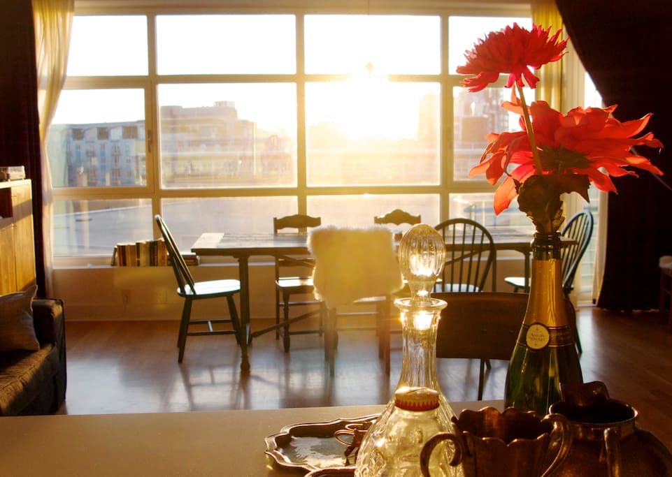 Magical afternoons in a modern loft-like space