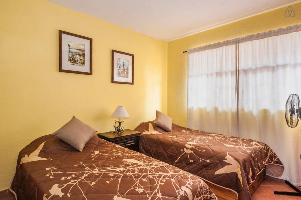 Two single beds