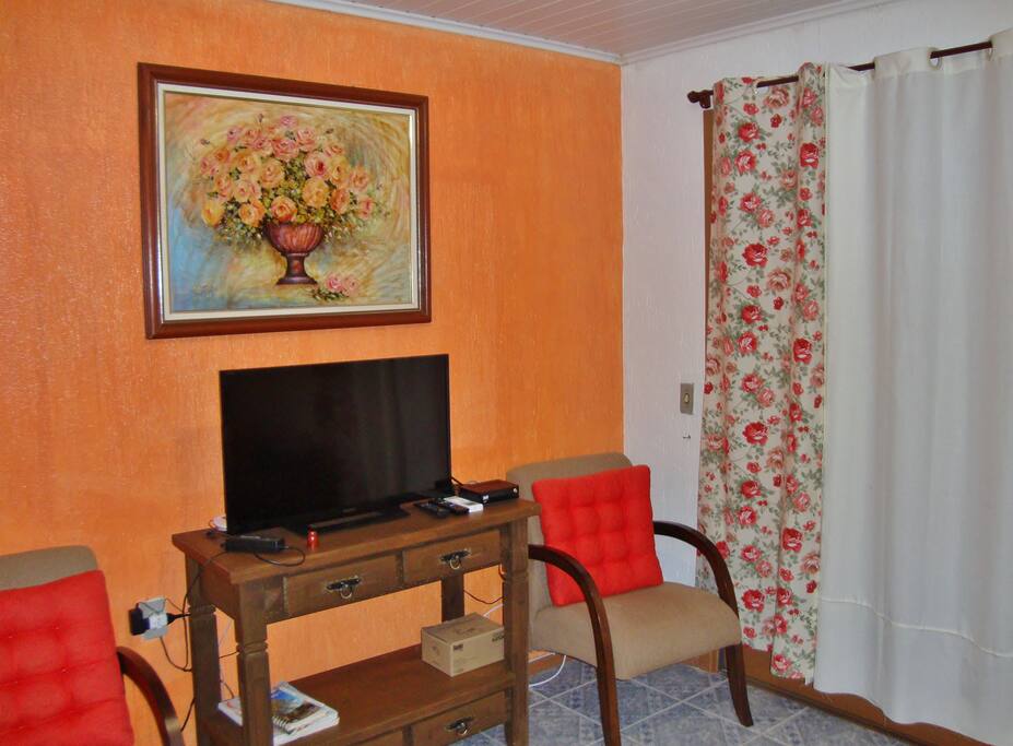 vista parcial do living