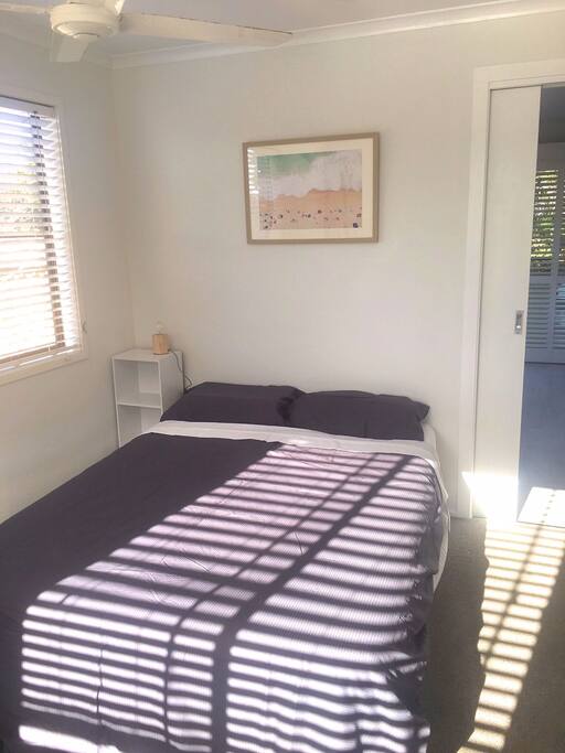 Hear the ocean at night in your spacious, open and airy bedroom