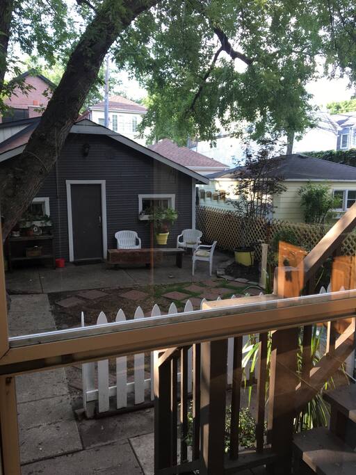 Shared backyard