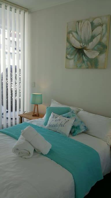 Double bedroom with Balcony access but will soon change to 2 single beds after 30th April.