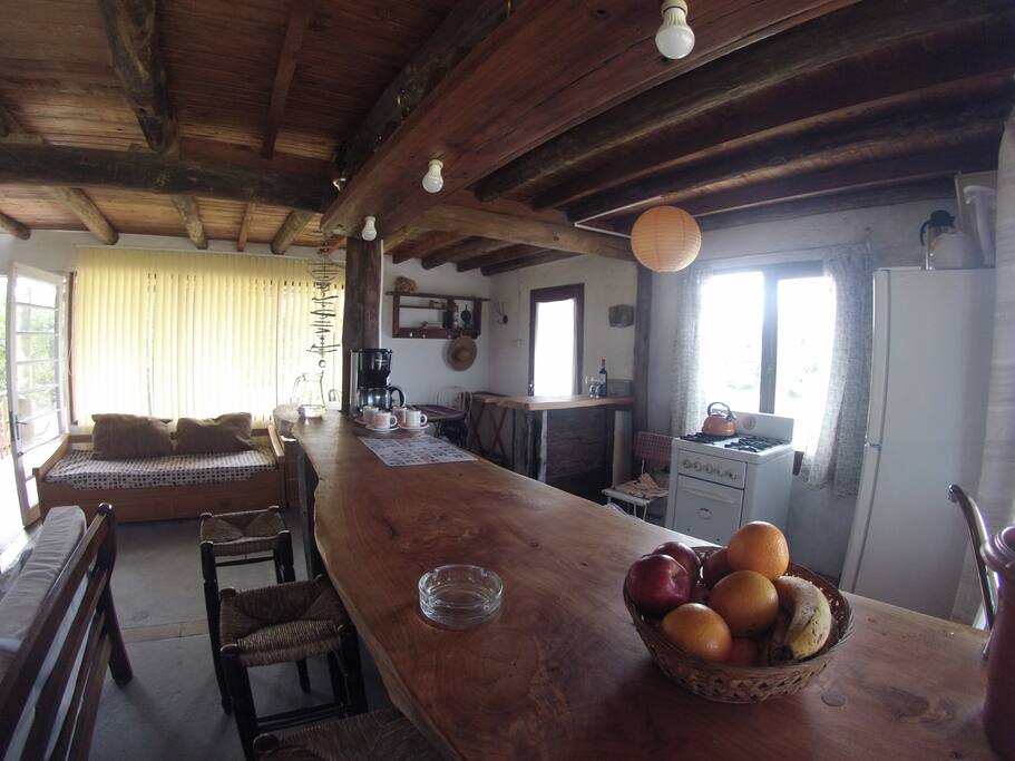 barra de la cocina