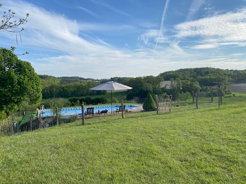 Rural retreat: great food, wine and pool included