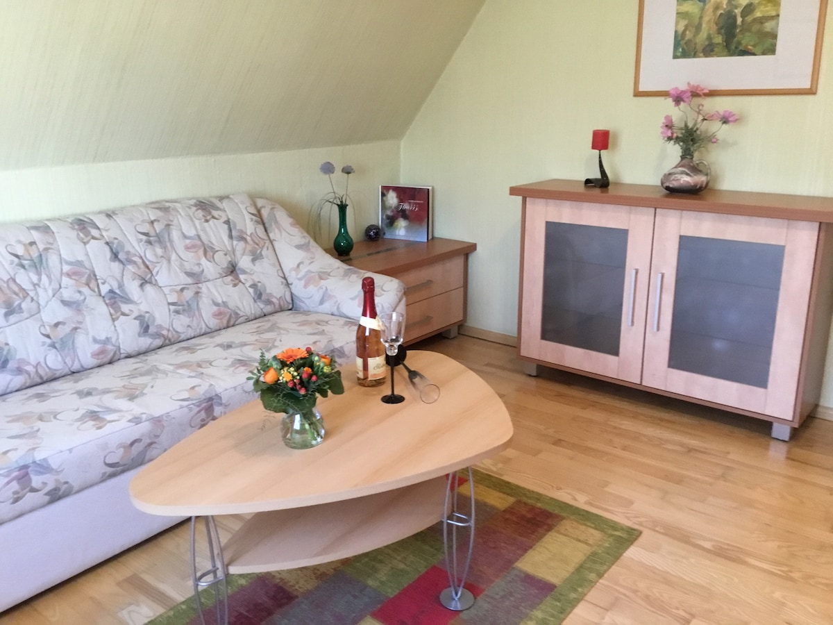 Popular Airbnb listing: Lake view apartment with large balcony in Mecklenburgische Seenplatte