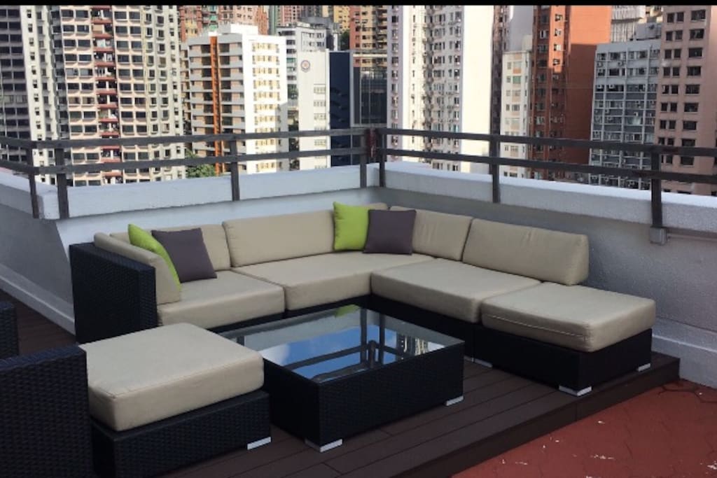 Private roof terrace