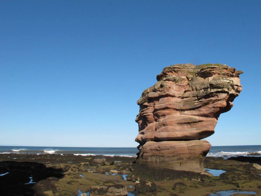 Nearby Sandstone stack