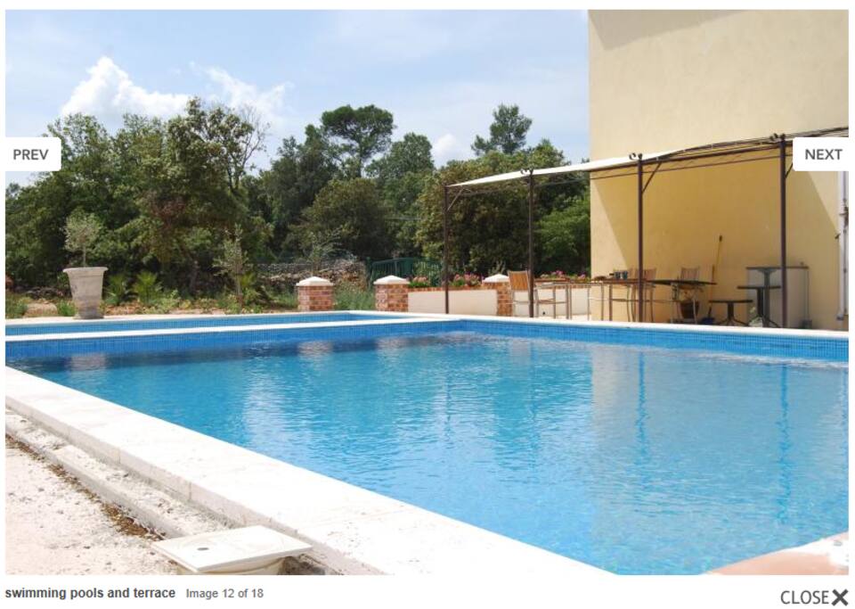 Now tiled in heat absorbant and slip resistant travertine - awaiting updated photo!!