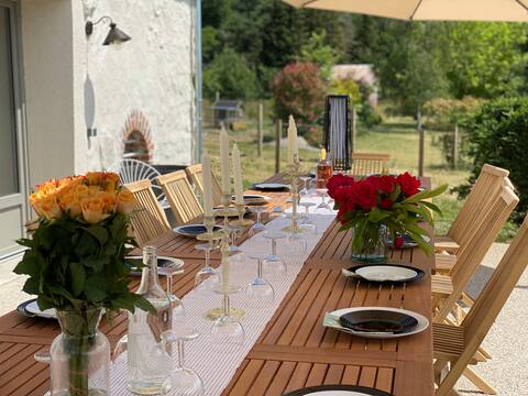 Le Verger Des Pierres Blanches, Pool 11.5m, 35p