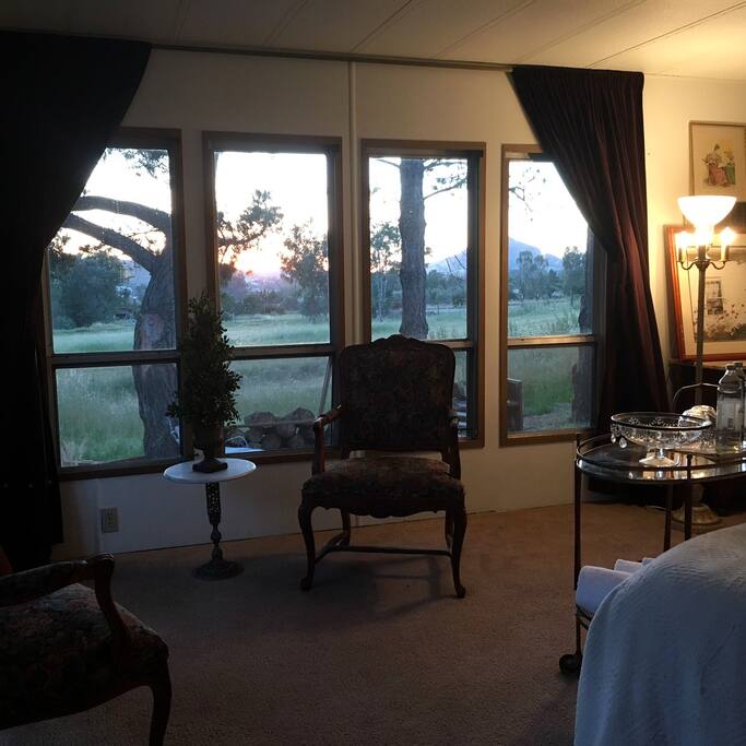 Your panoramic view at sunset.